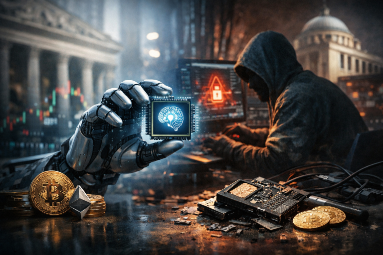 Phemexov CEO: AI je ‘neto negativan’ za kripto, prijeti centralizacijom i većim troškovima sigurnosti — ilustracija COIN.BA