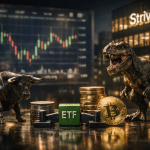 REX i Tuttle lansirali 2x leveraged ETF povezan s dionicama kompanije Strive — ilustracija COIN.BA