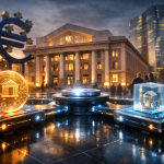 ECB lansirala Pontes za poravnanje tokeniziranih instrumenata u centralnoj banci bez stabilnih coinova — ilustracija COIN.BA