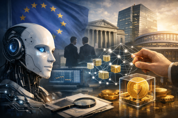 ESMA će od 2027. fokus nadzora usmjeriti na umjetnu inteligenciju i tokenizaciju — ilustracija COIN.BA