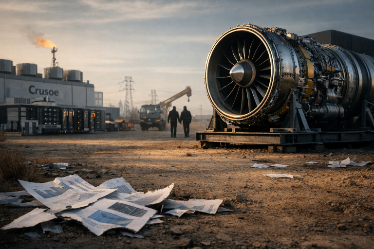 Crusoe otkazao kupovinu 29 Boom Superpower turbina vrijednu 1,25 milijardi dolara — ilustracija COIN.BA