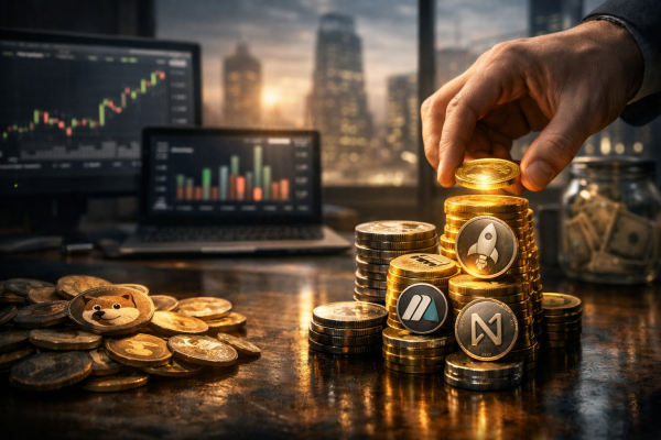 Altseason se približava: trgovci selektivniji, kapital ide u protokole koji zarađuju — ilustracija COIN.BA