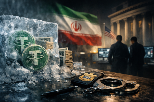 Tether: Pomogli zamrznuti gotovo 550 miliona USDT povezanih s Iranom tokom 2026. — ilustracija COIN.BA