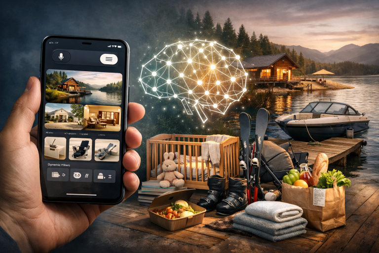 Airbnb uvodi AI pretragu i širi usluge u aplikaciji kako bi olakšao otkrivanje putovanja — ilustracija COIN.BA