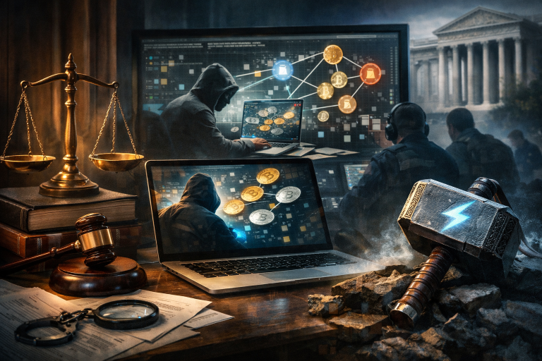 Pravna dilema: Može li THORChain snositi krivičnu odgovornost za sredstva ukradena s Bitgeta? — ilustracija COIN.BA