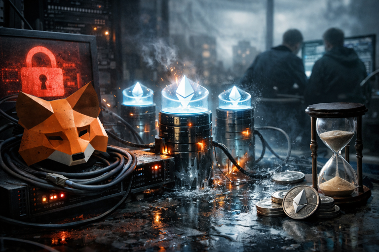 MetaMask povlači Lido validateore zbog sigurnosnog incidenta; povrat ETH može potrajati do 45 dana — ilustracija COIN.BA