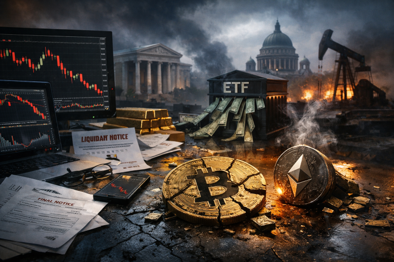 Uptober posustaje: kripto velikani bilježe prodaju, likvidacije i povlačenja sredinom oktobra — ilustracija COIN.BA