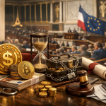 Francuski Odbor za finansije podržao oporezivanje konverzija u MiCA-stabilne coine i proširenje exit-takse, ali amandmani još nisu zakon — ilustracija COIN.BA