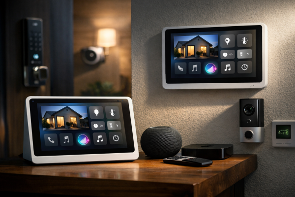 Apple predstavlja HomeView — novi pametni centar za dom sa Siri i A18 čipom — ilustracija COIN.BA