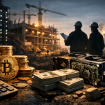 Rudari Bitcoina suočeni s rastućim troškovima finansiranja AI projekata i velikim deficitima kapitala — ilustracija COIN.BA