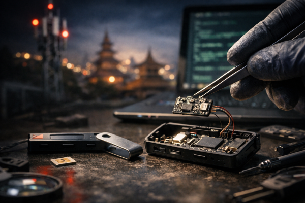 Ledger otkrio hardverski implant u novčanicima kupljenim preko CryptoBilis — ilustracija COIN.BA