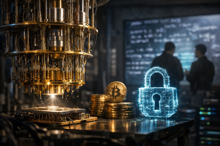 Google smanjio ključnu kvantnu grešku 40×, ali Bitcoin zasad ostaje siguran — industrija se priprema — ilustracija COIN.BA
