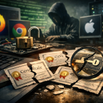 Tehnološki divovi blokirali osam eMudhra certifikata zbog ranjivosti u generiranju privatnih ključeva — ilustracija COIN.BA