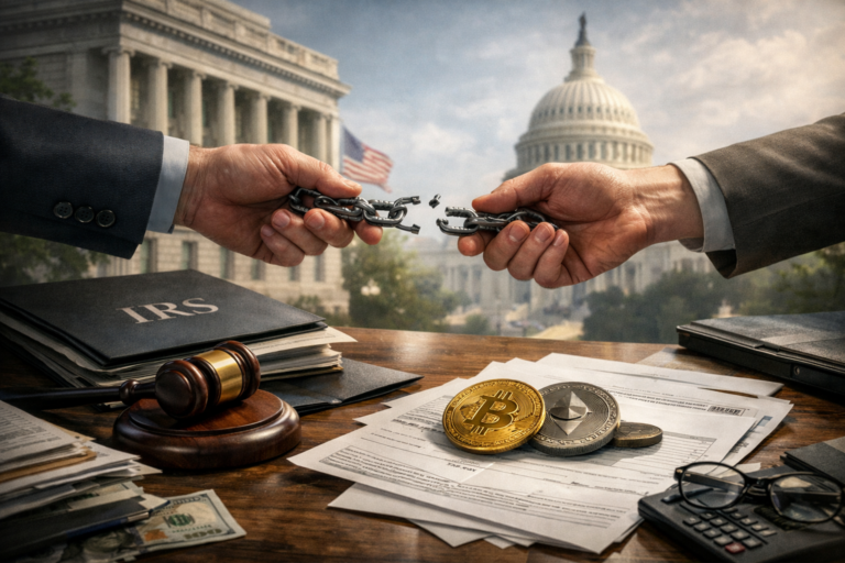 IRS planira smanjiti kazne za prijavu poreznih propusta, uključujući kripto transakcije — ilustracija COIN.BA