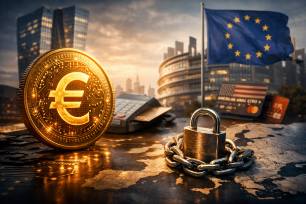 ZvanIčnik ECB-a: digitalni euro ključan za očuvanje europske suverenosti plaćanja — ilustracija COIN.BA