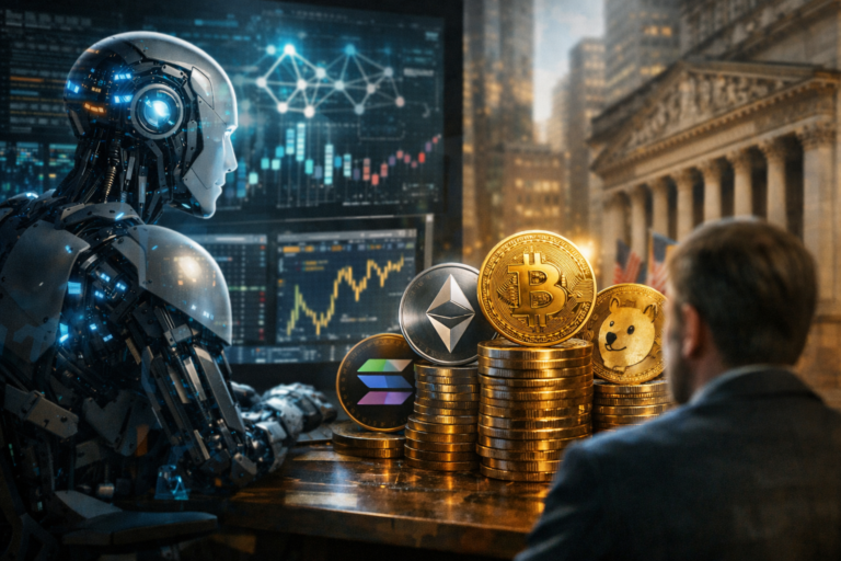 Wall Street veteran Jordi Visser: kripto bi moglo nadmašiti AI dionice tijekom AI buma — ilustracija COIN.BA