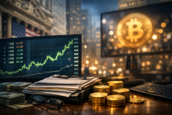 Ulagači vraćaju povjerenje: US spot Bitcoin ETF-ovi donijeli 176 milijuna USD neto priliva dok BTC probija 80.000 USD — ilustracija COIN.BA