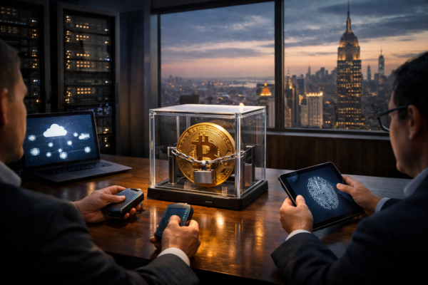 Google Cloud predstavio preview MPC servis za institucionalno čuvanje Bitcoina — ilustracija COIN.BA