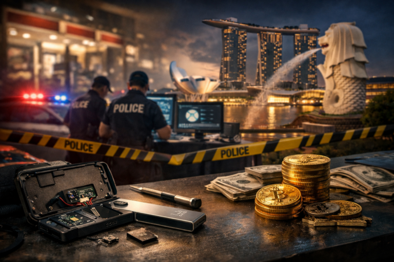 Policija Singapura: manipulirani Ledger novčanici izazvali gubitke od oko 3,5 miliona SGD — ilustracija COIN.BA